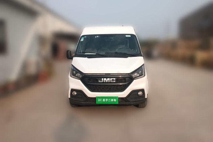 Used JMC Transit 2021 2.8T Space King Standard Version Long Wheelbase Mid-Height Roof Rear Single Tire 3-Seater Diesel China VI Emission Standard JX493 Front