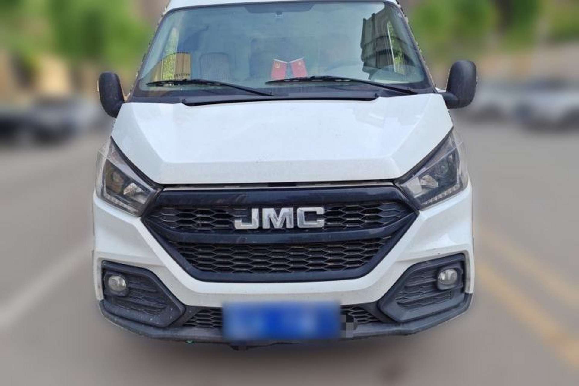 Used JMC Transit 2021 2.8T Space King Standard Version Long Wheelbase Mid-Height Roof Rear Single Tire 3-Seater Diesel China VI Emission Standard JX493 Front