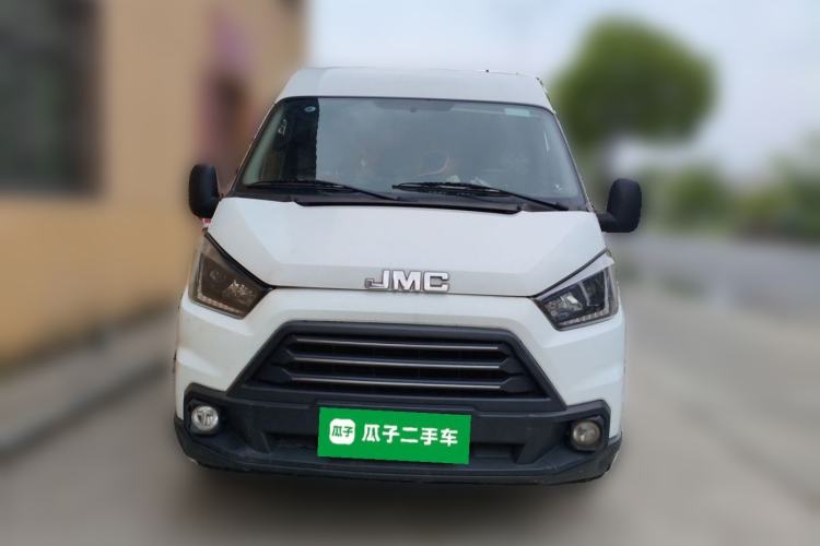 Used JMC Transit 2021 2.8T Space King Standard Version Long Wheelbase Mid-Height Roof Rear Single Tire – Step 6-Seater Diesel China VI Emission Standard JX493 Front