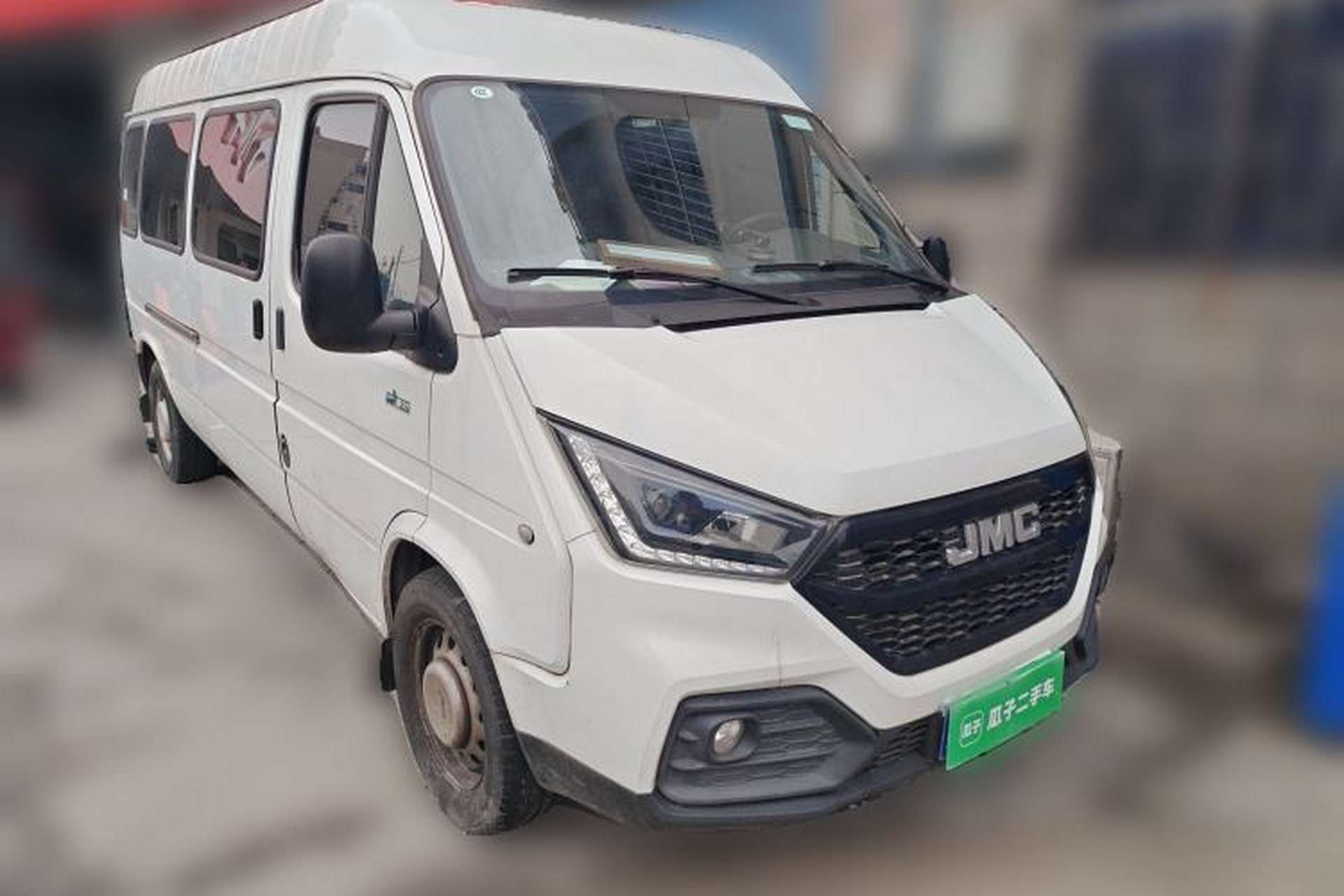 Used JMC Transit 2021 2.8T Space King Taurus Long Wheelbase Mid-Height Rear Single Tire – Step 6-Seater Diesel Euro VI JX493 Front Right 45 Deg