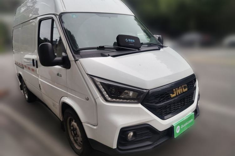 Used JMC Transit 2021 2.8T Space King Standard Version Short Wheelbase Mid-Height Roof 3-Seater Diesel Euro VI JX493 Front Right 45 Deg