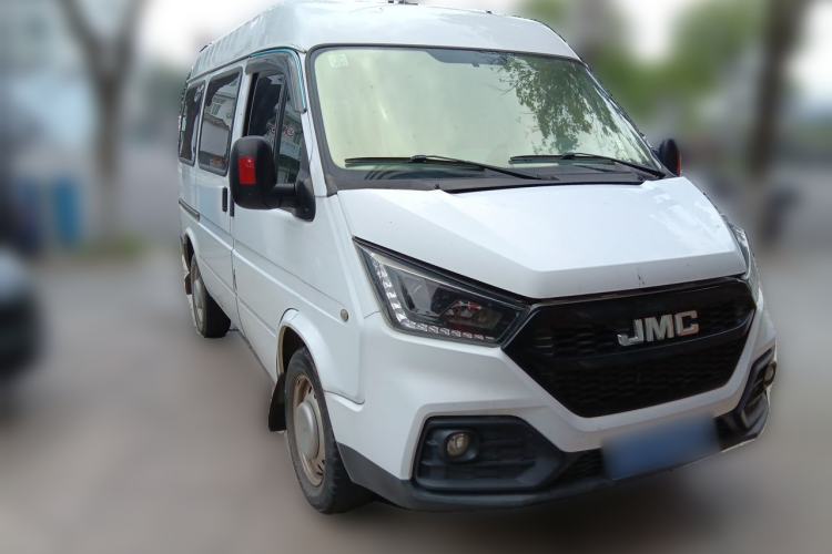 Used JMC Transit 2021 2.8T Space King Standard Version Short Wheelbase Mid-Height Roof 6-Seater Diesel Euro VI JX493 Front Right 45 Deg