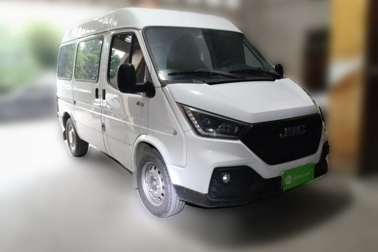 Used JMC Transit 2021 2.8T Space King Standard Version Short Wheelbase Mid-Height Roof 6-Seater Diesel Euro VI JX493 Front Right 45 Deg