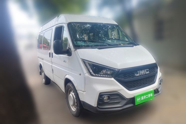 Used JMC Transit 2021 2.8T Space King Taurus Short Wheelbase Mid-Height 6-Seater Diesel Euro VI JX493 Front Right 45 Deg