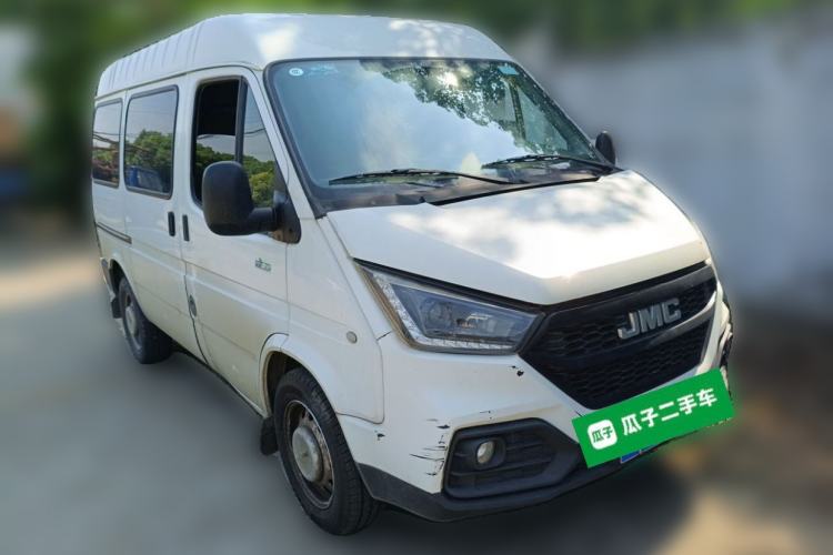 Used JMC Transit 2021 2.8T Space King Standard Version Short Wheelbase Mid-Height Roof 6-Seater Diesel Euro VI JX493 Front Right 45 Deg