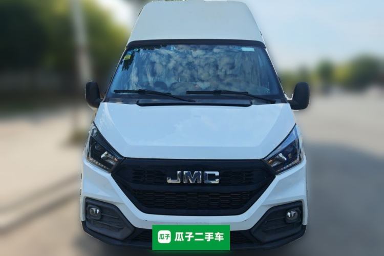 Used JMC Transit 2021 2.8T Space King Extended Wheelbase High-Roof with Rear Dual Tires 3-Seater Diesel China VI Emission Standard JX493 Front