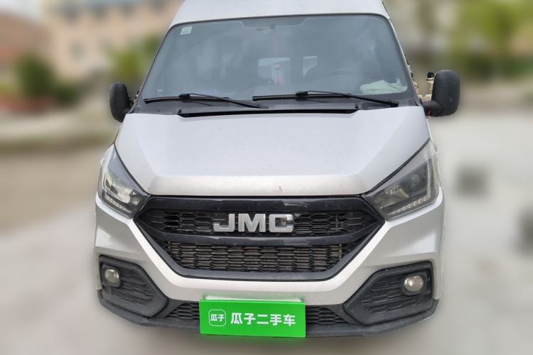 Used JMC Transit 2021 2.8T Space King Standard Version Long Wheelbase Mid-Height Roof Rear Single Tire – Step 6-Seater Diesel China VI Emission Standard JX493 Front