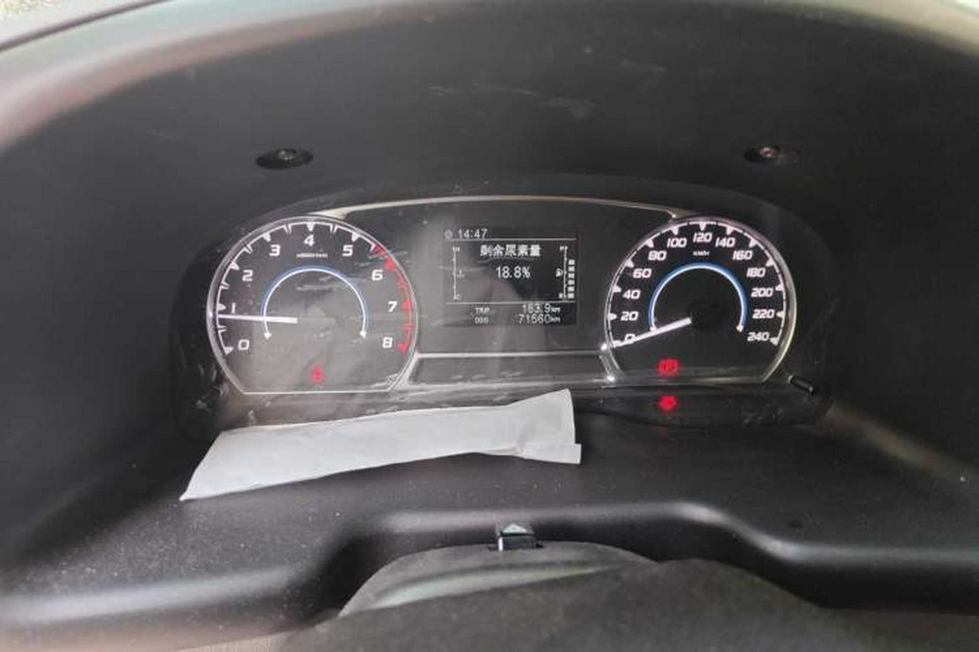 Used JMC Transit 2021 2.8T Space King Taurus Short Wheelbase Mid-Height 3-Seater Diesel Euro VI JX493 Instrument Cluster