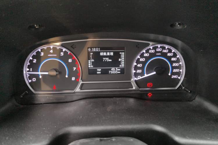 Used JMC Transit 2021 2.8T Space King Standard Version Long Wheelbase Mid-Height Roof Rear Single Tire – Step 6-Seater Diesel China VI Emission Standard JX493 Instrument Cluster