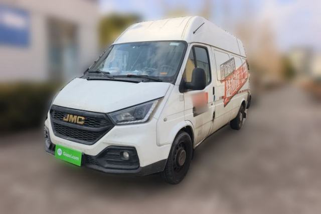 Used JMC Transit 2021 2.8T Space King Taurus Long Wheelbase Mid-Height Roof Rear Single Tire 3-Seater Diesel China VI Emission Standard JX493