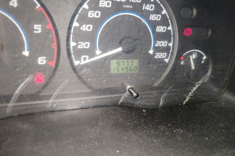 Used JMC Transit  Odometer Close Up