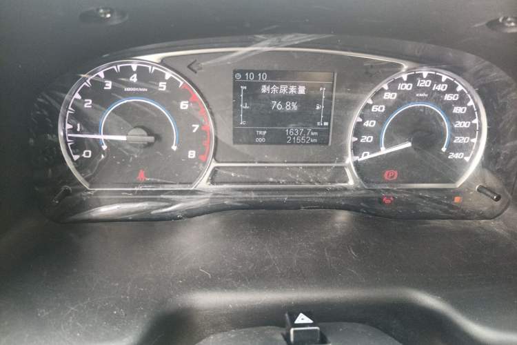Used JMC Transit  Odometer Close Up