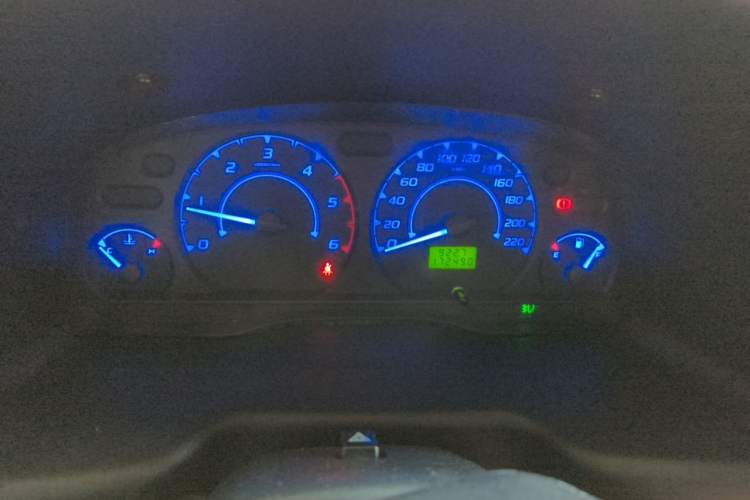 Used JMC Transit  Odometer Close Up