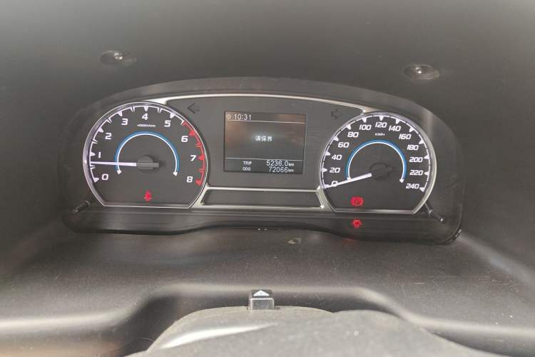 Used JMC Transit 2021 2.8T Space King Taurus Short Wheelbase Mid-Height 6-Seater Diesel Euro VI JX493 Odometer Close Up