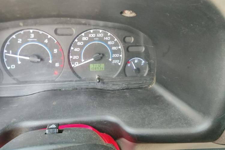 Used JMC Transit  Odometer Close Up