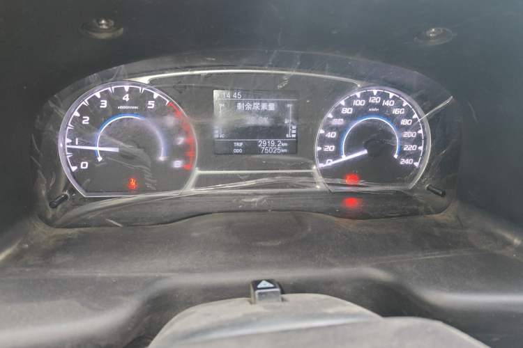 Used JMC Transit  Odometer Close Up