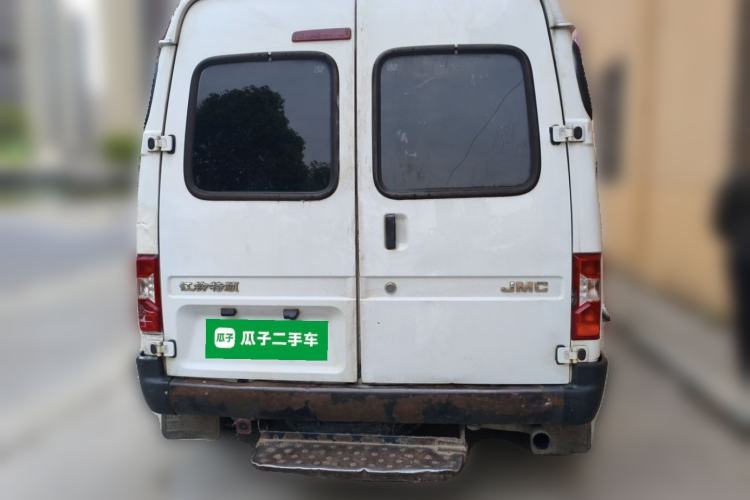 Used JMC Transit 2021 2.8T Space King Standard Version Long Wheelbase Mid-Height Roof Rear Single Tire – Step 6-Seater Diesel China VI Emission Standard JX493 Rear