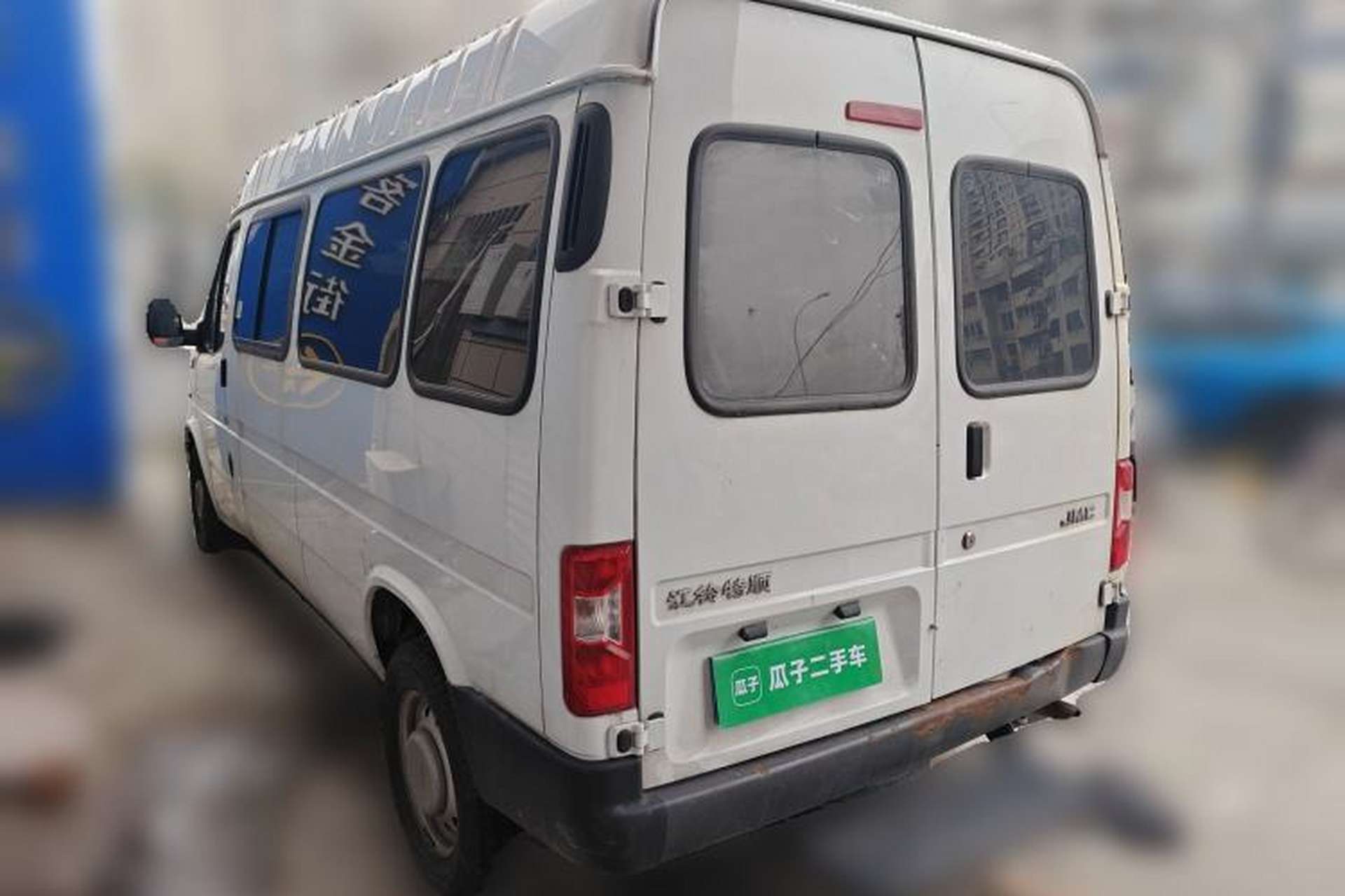 Used JMC Transit 2021 2.8T Space King Taurus Long Wheelbase Mid-Height Rear Single Tire – Step 6-Seater Diesel Euro VI JX493 Rear Left 45 Deg