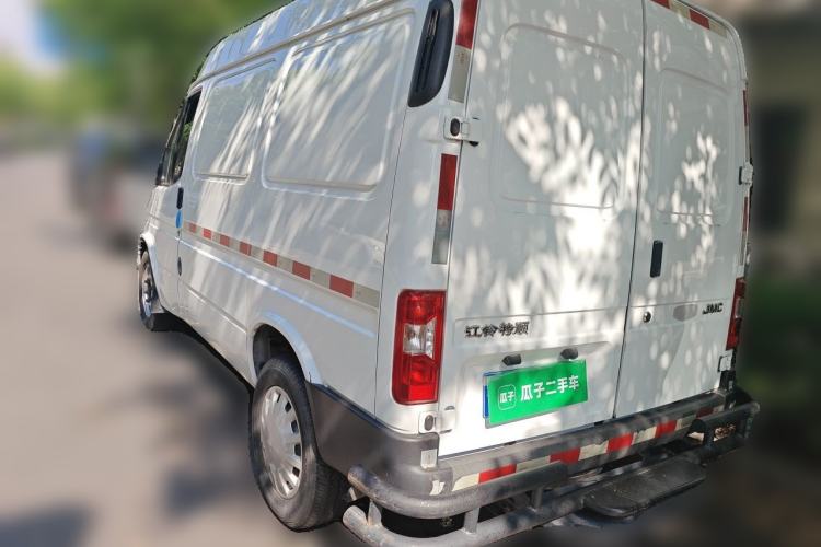 Used JMC Transit 2021 2.8T Space King Taurus Short Wheelbase Mid-Height 3-Seater Diesel Euro VI JX493 Rear Left 45 Deg