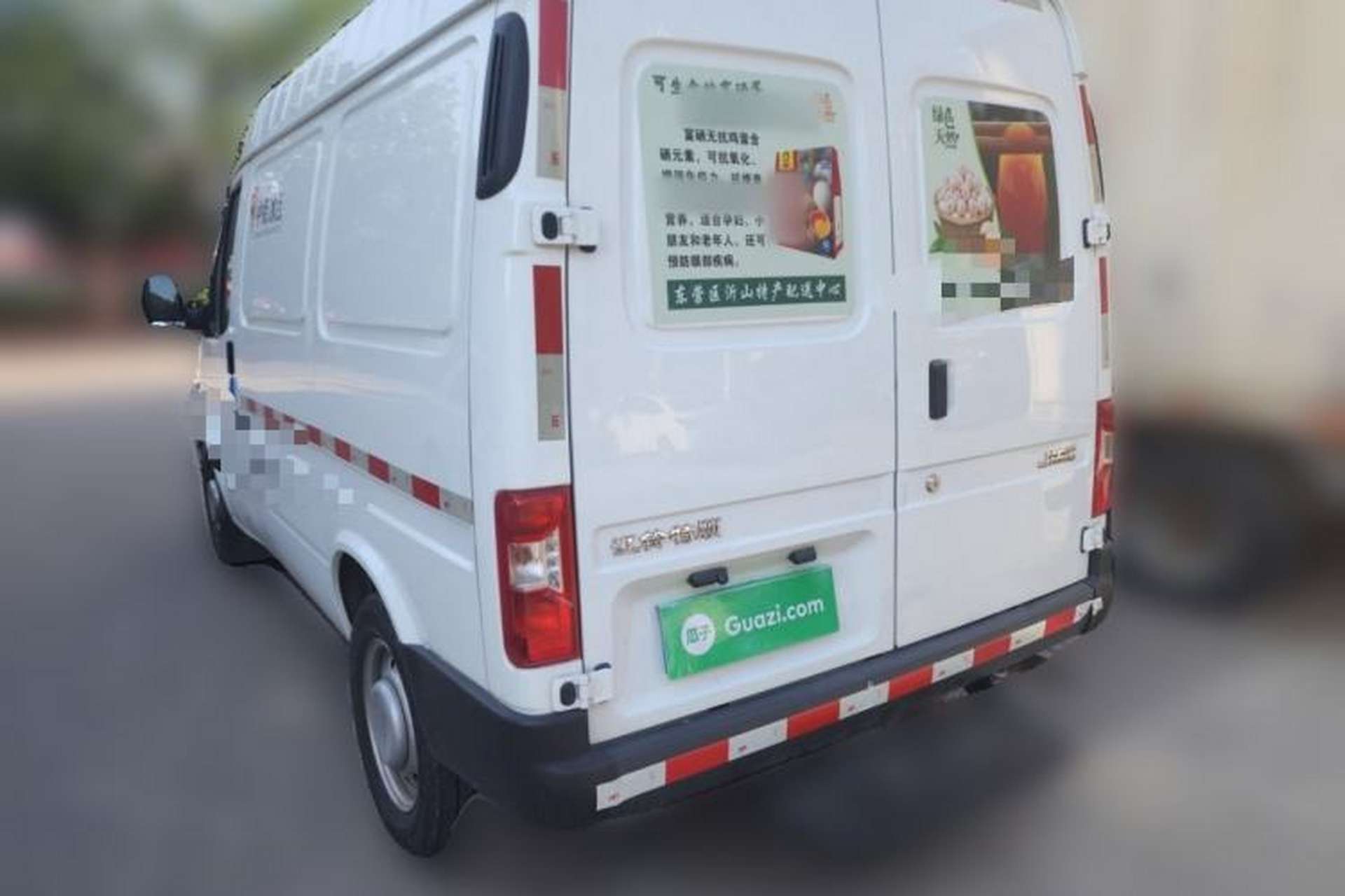 Used JMC Transit 2021 2.8T Space King Standard Version Short Wheelbase Mid-Height Roof 3-Seater Diesel Euro VI JX493 Rear Left 45 Deg