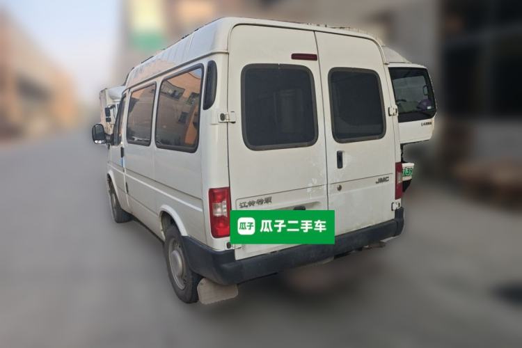 Used JMC Transit 2021 2.8T Space King Standard Version Short Wheelbase Mid-Height Roof 6-Seater Diesel Euro VI JX493 Rear Left 45 Deg