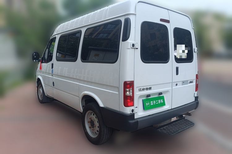 Used JMC Transit 2021 2.8T Space King Standard Version Short Wheelbase Mid-Height Roof 6-Seater Diesel Euro VI JX493 Rear Left 45 Deg