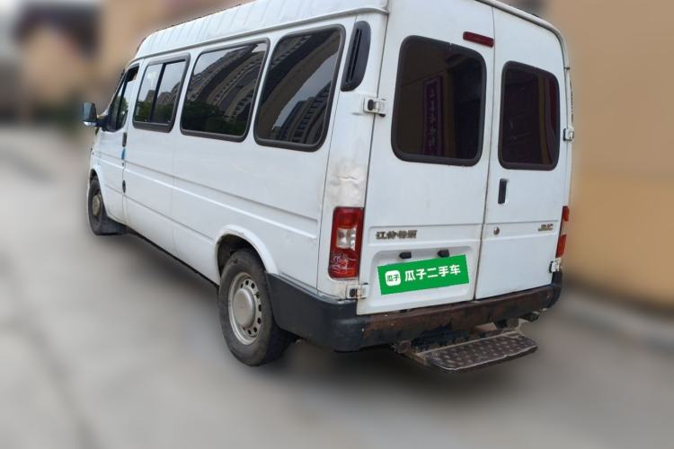 Used JMC Transit 2021 2.8T Space King Standard Version Long Wheelbase Mid-Height Roof Rear Single Tire – Step 6-Seater Diesel China VI Emission Standard JX493 Rear Left 45 Deg