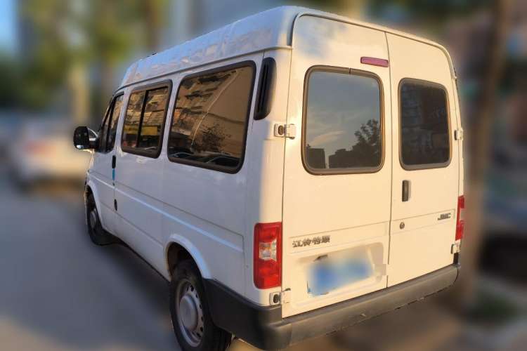 Used JMC Transit 2021 2.8T Space King Standard Version Short Wheelbase Mid-Height Roof 6-Seater Diesel Euro VI JX493 Rear Left 45 Deg