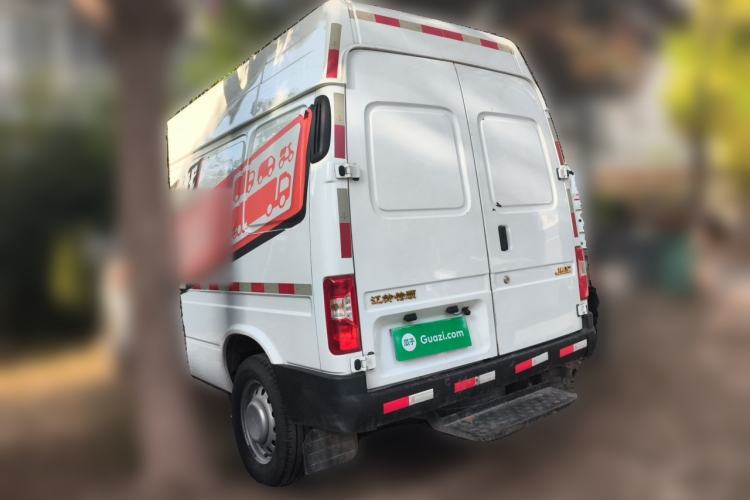 Used JMC Transit 2021 2.8T Space King Taurus Long Wheelbase Mid-Height Roof Rear Single Tire 3-Seater Diesel China VI Emission Standard JX493 Rear Left 45 Deg
