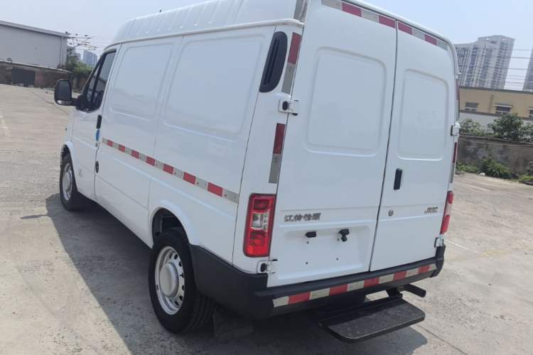 Used JMC Transit 2021 2.8T Space King Standard Version Short Wheelbase Mid-Height Roof 3-Seater Diesel Euro VI JX493 Rear Left 45 Deg