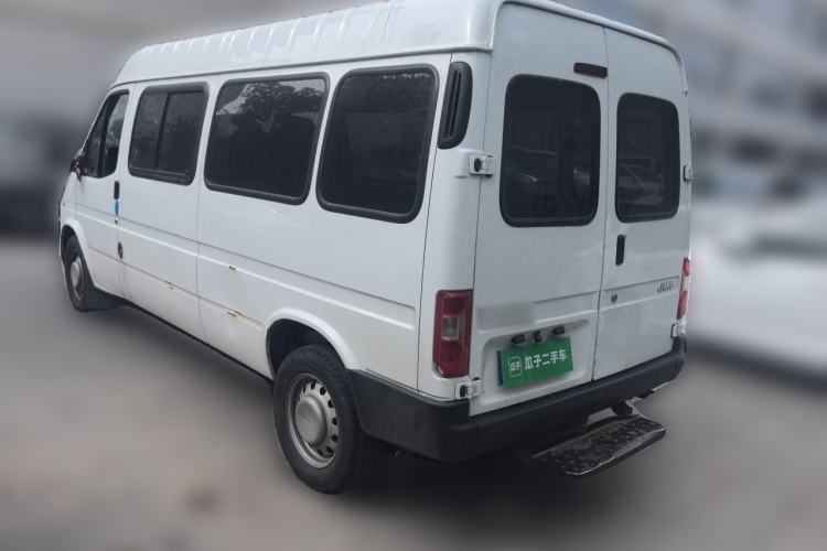 Used JMC Transit 2021 2.8T Space King Taurus Long Wheelbase Mid-Height Roof with Rear Dual Tires – Step 6-Seater Diesel Euro VI JX493 Rear Left 45 Deg