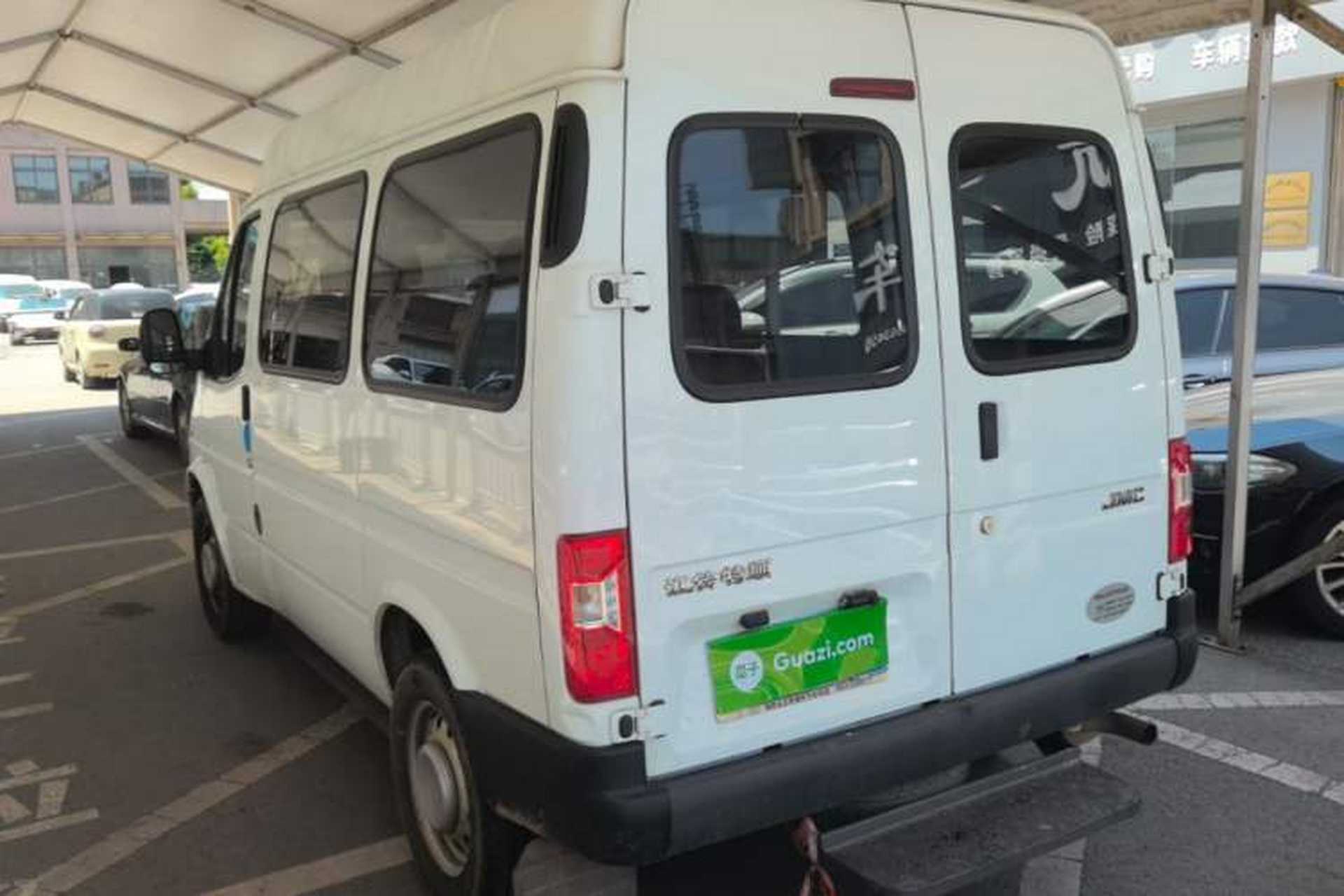 Used JMC Transit 2021 2.8T Space King Standard Version Short Wheelbase Mid-Height Roof 6-Seater Diesel Euro VI JX493 Rear Left 45 Deg