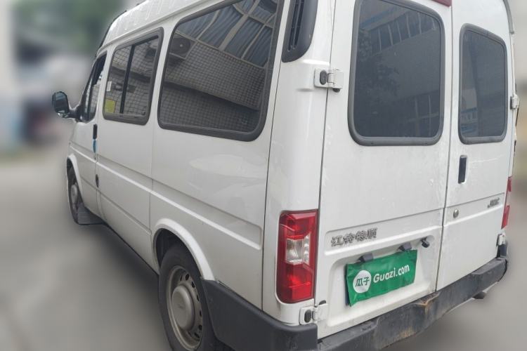 Used JMC Transit 2021 2.8T Space King Standard Version Short Wheelbase Mid-Height Roof 6-Seater Diesel Euro VI JX493 Rear Left 45 Deg