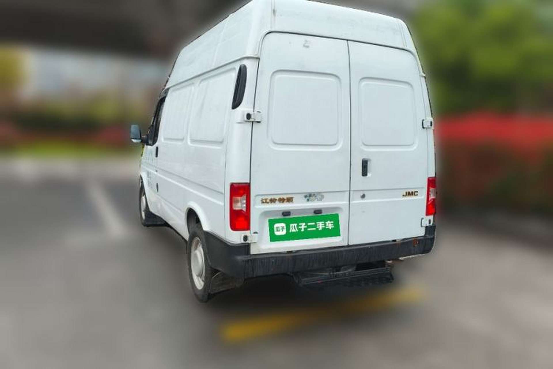 Used JMC Transit 2021 2.8T Space King Taurus Short Wheelbase Mid-Height 3-Seater Diesel Euro VI JX493 Rear Left 45 Deg