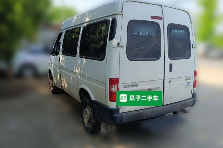 Used JMC Transit 2021 2.8T Space King Standard Version Short Wheelbase Mid-Height Roof 6-Seater Diesel Euro VI JX493 Rear Left 45 Deg