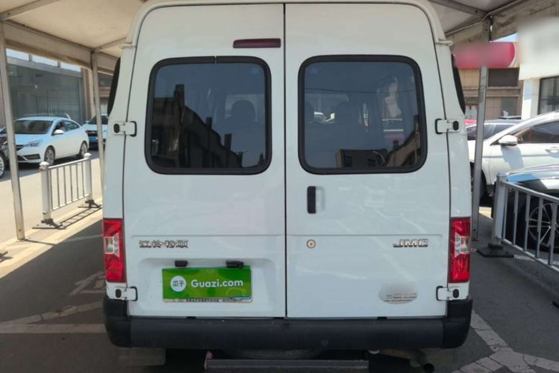 Used JMC Transit 2021 2.8T Space King Standard Version Short Wheelbase Mid-Height Roof 6-Seater Diesel Euro VI JX493 Rear