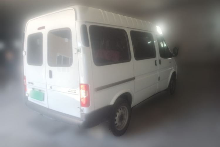 Used JMC Transit 2021 2.8T Space King Standard Version Short Wheelbase Mid-Height Roof 6-Seater Diesel Euro VI JX493 Rear Right 45 Deg