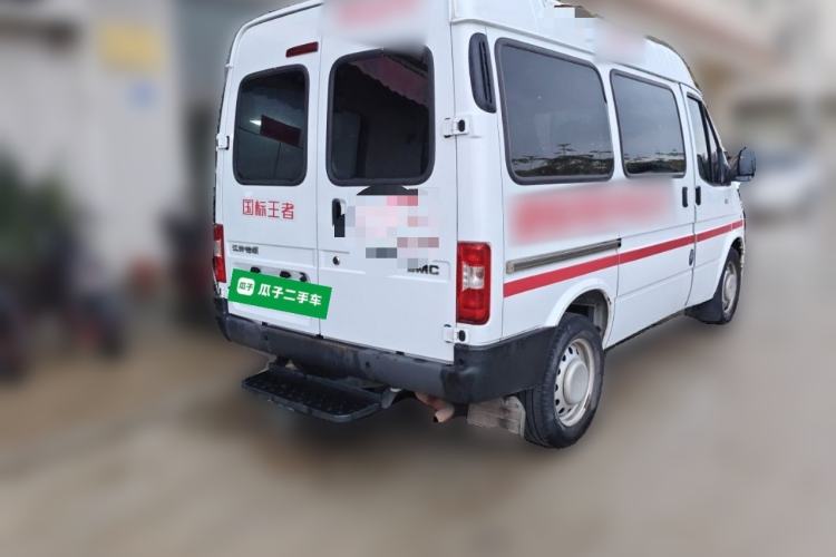 Used JMC Transit 2021 2.8T Space King Standard Version Short Wheelbase Mid-Height Roof 6-Seater Diesel Euro VI JX493 Rear Right 45 Deg