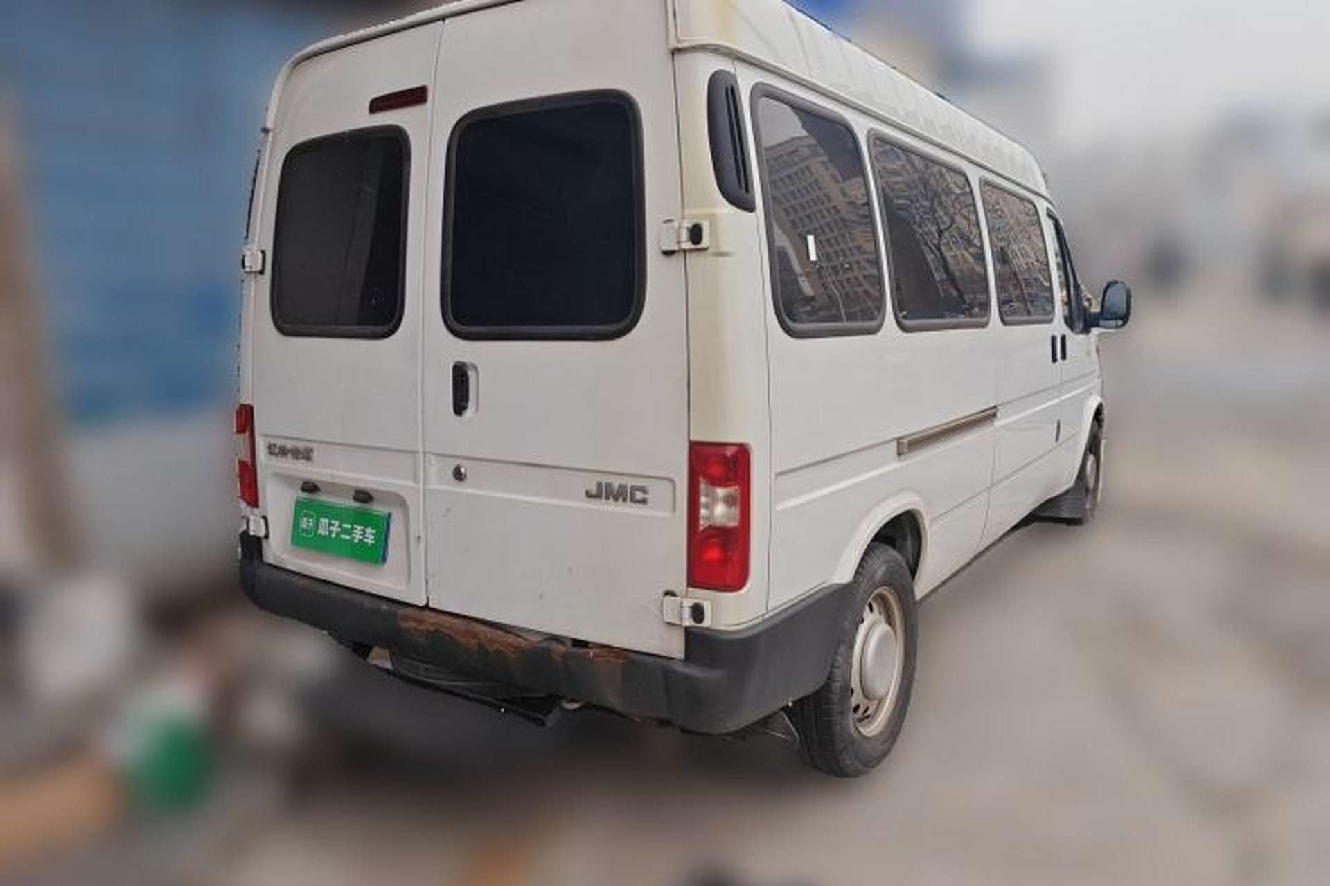 Used JMC Transit 2021 2.8T Space King Taurus Long Wheelbase Mid-Height Rear Single Tire – Step 6-Seater Diesel Euro VI JX493 Rear Right 45 Deg