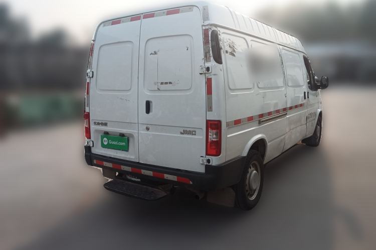 Used JMC Transit 2021 2.8T Space King Standard Version Long Wheelbase Mid-Height Roof Rear Single Tire 3-Seater Diesel China VI Emission Standard JX493 Rear Right 45 Deg