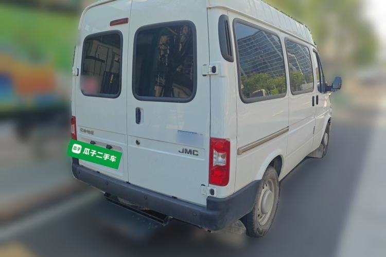Used JMC Transit 2021 2.8T Space King Taurus Short Wheelbase Mid-Height 6-Seater Diesel Euro VI JX493 Rear Right 45 Deg