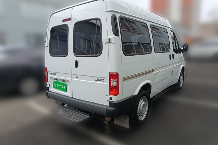 Used JMC Transit 2021 2.8T Space King Standard Version Short Wheelbase Mid-Height Roof 6-Seater Diesel Euro VI JX493 Rear Right 45 Deg