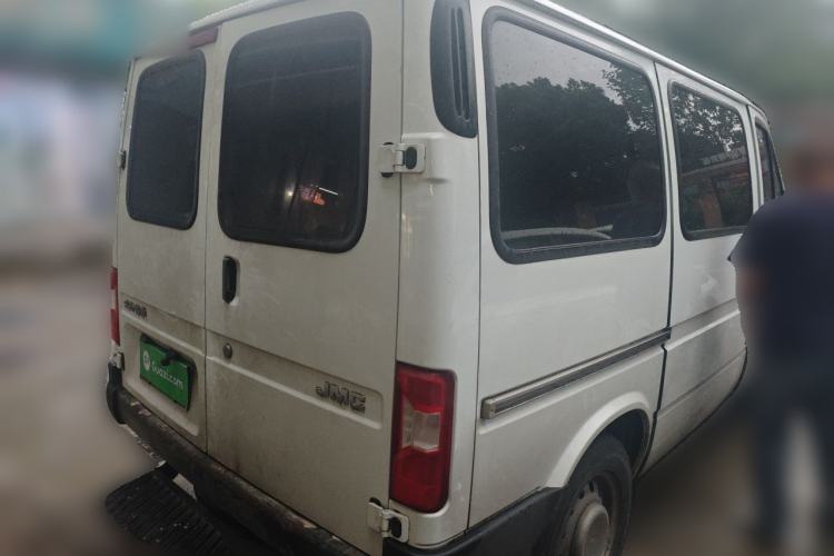 Used JMC Transit 2021 2.8T Space King Taurus Short Wheelbase Mid-Height 3-Seater Diesel Euro VI JX493 Rear Right 45 Deg