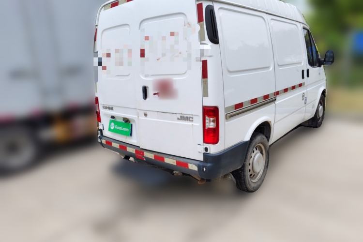 Used JMC Transit 2021 2.8T Space King Standard Version Short Wheelbase Mid-Height Roof 3-Seater Diesel Euro VI JX493 Rear Right 45 Deg