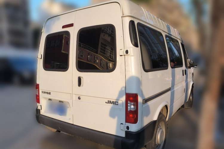 Used JMC Transit 2021 2.8T Space King Standard Version Short Wheelbase Mid-Height Roof 6-Seater Diesel Euro VI JX493 Rear Right 45 Deg