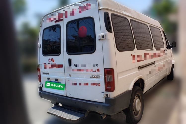 Used JMC Transit 2021 2.8T Space King Standard Version Long Wheelbase Mid-Height Roof Rear Single Tire – Step 6-Seater Diesel China VI Emission Standard JX493 Rear Right 45 Deg