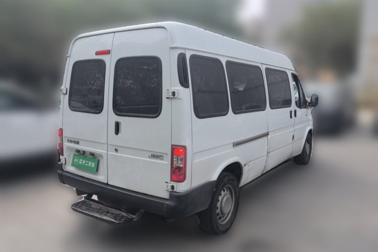 Used JMC Transit 2021 2.8T Space King Taurus Long Wheelbase Mid-Height Roof with Rear Dual Tires – Step 6-Seater Diesel Euro VI JX493 Rear Right 45 Deg