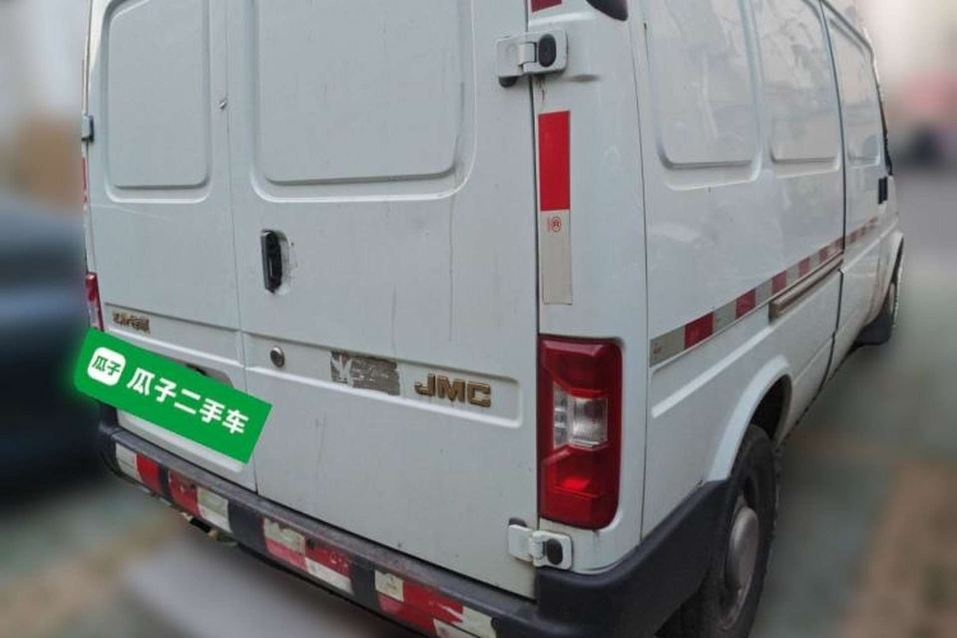 Used JMC Transit 2021 2.8T Space King Standard Version Long Wheelbase Mid-Height Roof Rear Single Tire 3-Seater Diesel China VI Emission Standard JX493 Rear Right 45 Deg