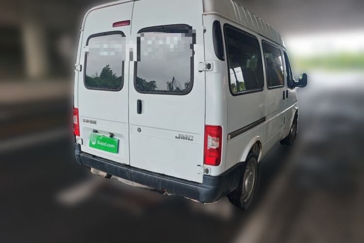 Used JMC Transit 2021 2.8T Space King Standard Version Short Wheelbase Mid-Height Roof 6-Seater Diesel Euro VI JX493 Rear Right 45 Deg