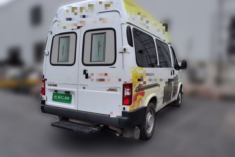 Used JMC Transit 2021 2.8T Space King Standard Version Short Wheelbase Mid-Height Roof 6-Seater Diesel Euro VI JX493 Rear Right 45 Deg